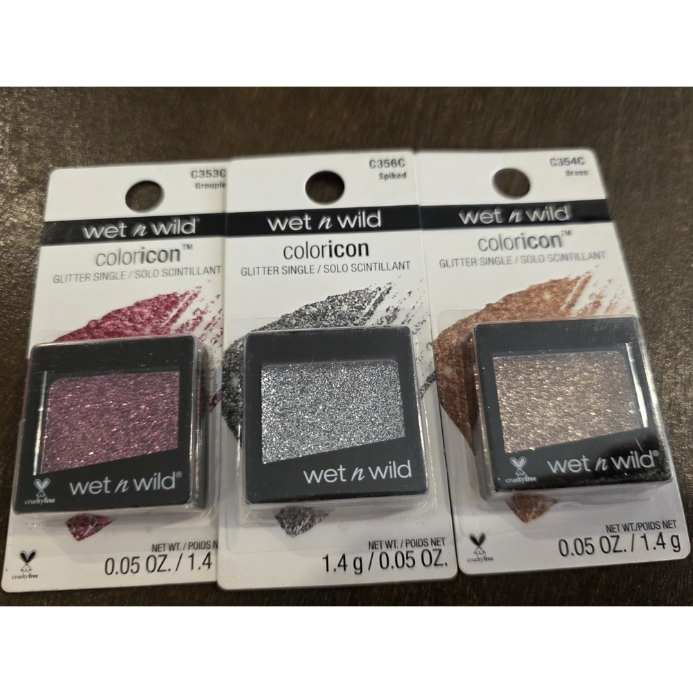 Wet n Wild ‎ Body Glitter Makeup, Set of 3,  Coloricon
